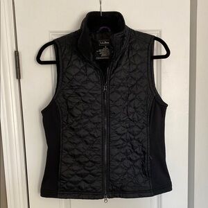 L.L. Bean Women's Black Quilted Vest